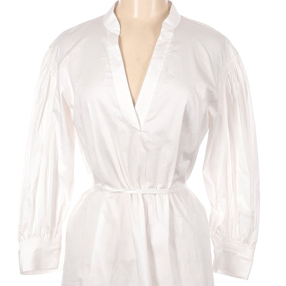 New with Tags Designer Rebecca Taylor Beautiful Casual White Dress - M - Picture 3 of 3
